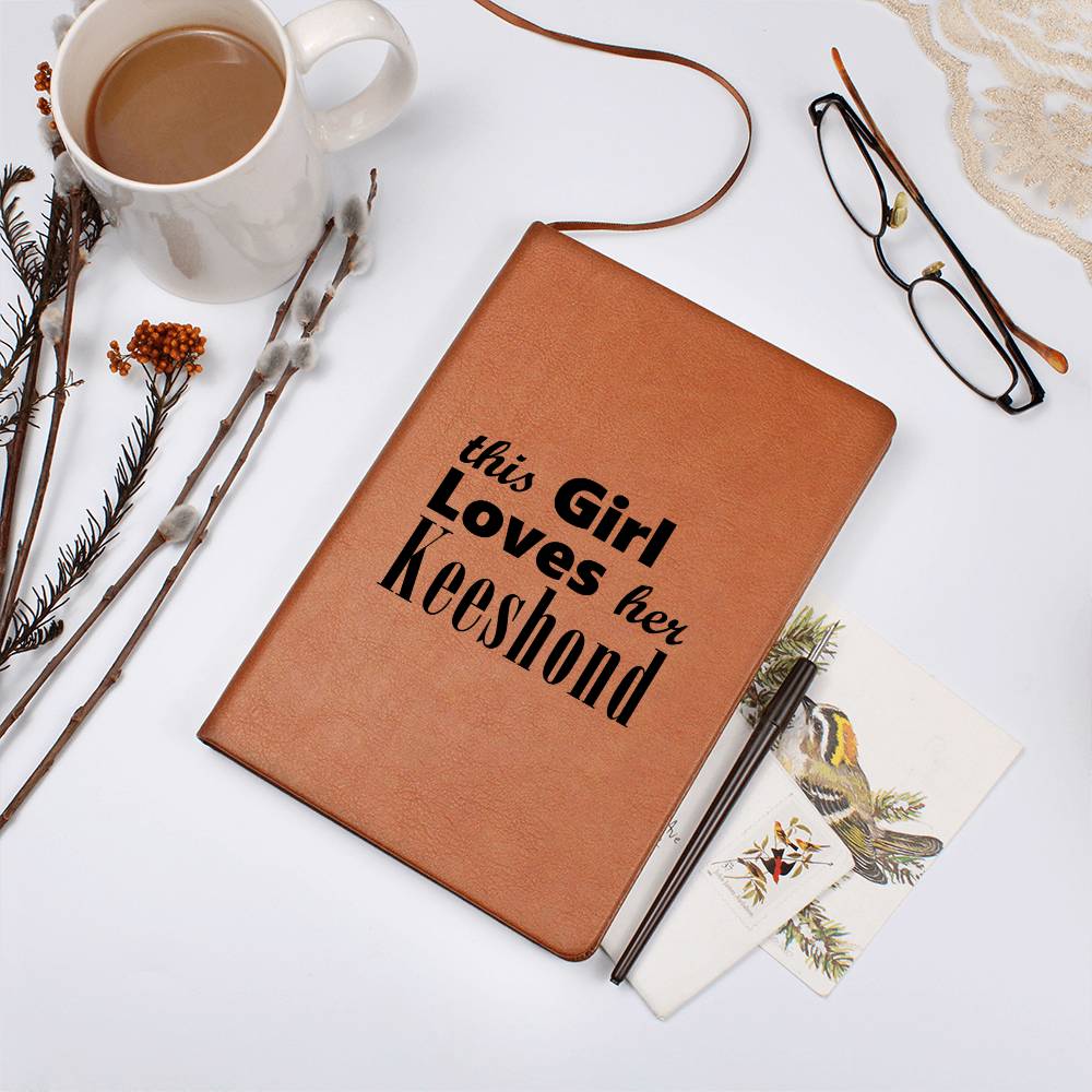 Keeshond - Vegan Leather Journal