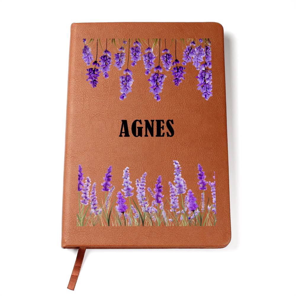 Agnes (Lavender) - Vegan Leather Journal