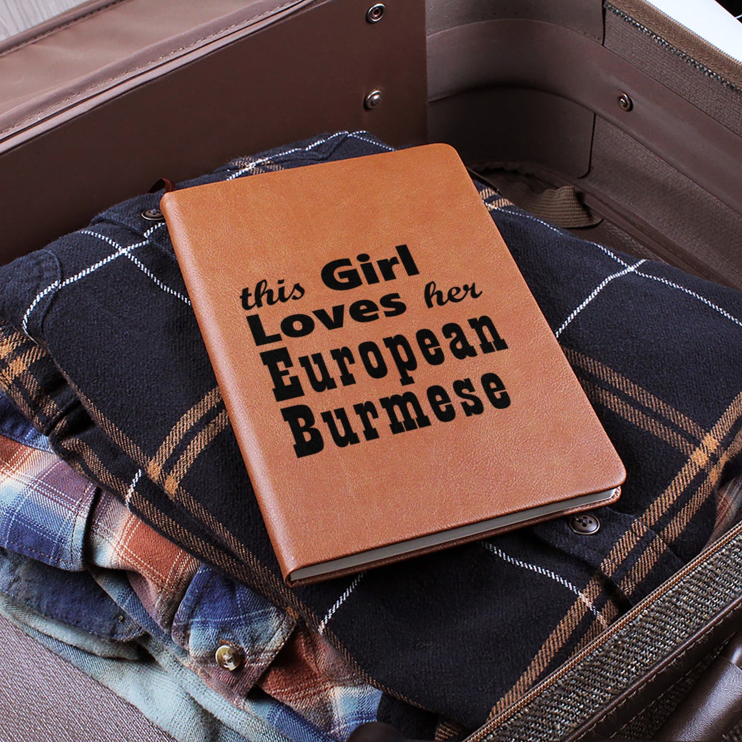 European Burmese - Vegan Leather Journal