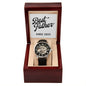 Best Father Since 2023 - Men's Openwork Watch