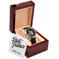 Best Father Since 1972 - Men's Openwork Watch