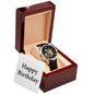 Happy Birthday - Men's Openwork Watch