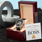 World's Greatest Boss - Men's Openwork Watch