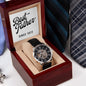 Best Father Since 1972 - Men's Openwork Watch
