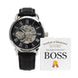 World's Greatest Boss - Men's Openwork Watch