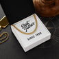 Best Father Since 1990 - 14k Gold Finished Cuban Link Chain