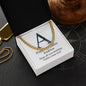 Happy Birthday Andrew v03 - 14k Gold Finished Cuban Link Chain