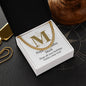 Happy Birthday Mark v01 - 14k Gold Finished Cuban Link Chain
