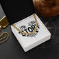 A True Love Story Never Ends v2 - 14k Gold Finished Cuban Link Chain