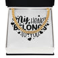My Heart Belongs To You v2 - 14k Gold Finished Cuban Link Chain