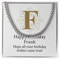 Happy Birthday Frank v01 - Cuban Link Chain