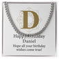 Happy Birthday Daniel v01 - Cuban Link Chain