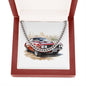 Muscle Car 06 - Cuban Link Chain With Mahogany Style Luxury Box