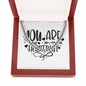 You Are My Heartbeat v2 - Cuban Link Chain With Mahogany Style Luxury Box