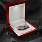 Muscle Car 06 - Cuban Link Chain With Mahogany Style Luxury Box