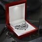 My Heart Belongs To You v2 - Cuban Link Chain With Mahogany Style Luxury Box