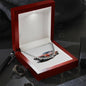 Muscle Car 01 - Cuban Link Chain With Mahogany Style Luxury Box