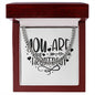 You Are My Heartbeat v2 - Cuban Link Chain With Mahogany Style Luxury Box