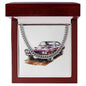 Muscle Car 10 - Cuban Link Chain With Mahogany Style Luxury Box