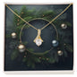 Christmas Background 108 - 18K Yellow Gold Finish Alluring Beauty Necklace