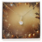 Christmas Background 062 - 18K Yellow Gold Finish Alluring Beauty Necklace
