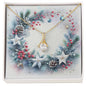 Christmas Background 094 - 18K Yellow Gold Finish Alluring Beauty Necklace