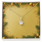 Christmas Background 056 - 18K Yellow Gold Finish Alluring Beauty Necklace