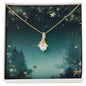Christmas Background 111 - 18K Yellow Gold Finish Alluring Beauty Necklace