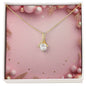 Christmas Background 005 - 18K Yellow Gold Finish Alluring Beauty Necklace