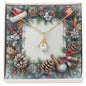 Christmas Background 076 - 18K Yellow Gold Finish Alluring Beauty Necklace