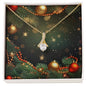 Christmas Background 119 - 18K Yellow Gold Finish Alluring Beauty Necklace