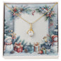 Christmas Background 093 - 18K Yellow Gold Finish Alluring Beauty Necklace