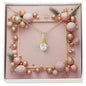Christmas Background 038 - 18K Yellow Gold Finish Alluring Beauty Necklace