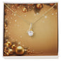 Christmas Background 053 - 18K Yellow Gold Finish Alluring Beauty Necklace