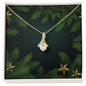 Christmas Background 113 - 18K Yellow Gold Finish Alluring Beauty Necklace