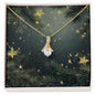 Christmas Background 114 - 18K Yellow Gold Finish Alluring Beauty Necklace