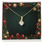 Christmas Background 066 - 18K Yellow Gold Finish Alluring Beauty Necklace