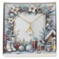Christmas Background 074 - 18K Yellow Gold Finish Alluring Beauty Necklace