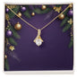 Christmas Background 024 - 18K Yellow Gold Finish Alluring Beauty Necklace