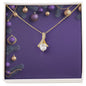Christmas Background 019 - 18K Yellow Gold Finish Alluring Beauty Necklace