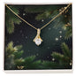 Christmas Background 112 - 18K Yellow Gold Finish Alluring Beauty Necklace