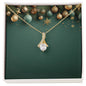 Christmas Background 037 - 18K Yellow Gold Finish Alluring Beauty Necklace