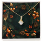 Christmas Background 123 - 18K Yellow Gold Finish Alluring Beauty Necklace