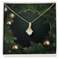 Christmas Background 103 - 18K Yellow Gold Finish Alluring Beauty Necklace