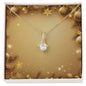 Christmas Background 031 - 18K Yellow Gold Finish Alluring Beauty Necklace