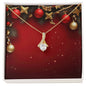 Christmas Background 064 - 18K Yellow Gold Finish Alluring Beauty Necklace
