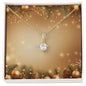 Christmas Background 058 - 18K Yellow Gold Finish Alluring Beauty Necklace