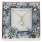 Christmas Background 087 - 18K Yellow Gold Finish Alluring Beauty Necklace