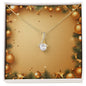Christmas Background 032 - 18K Yellow Gold Finish Alluring Beauty Necklace