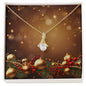 Christmas Background 057 - 18K Yellow Gold Finish Alluring Beauty Necklace